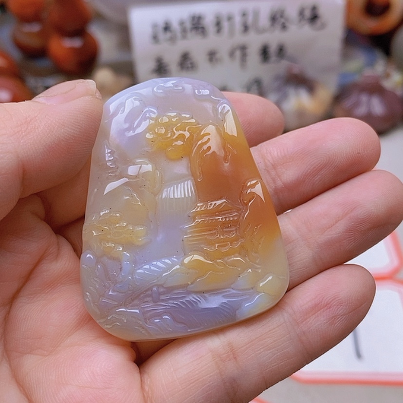 【闪购商品】未镶嵌玛瑙/玉髓珠宝半成品鸽***！