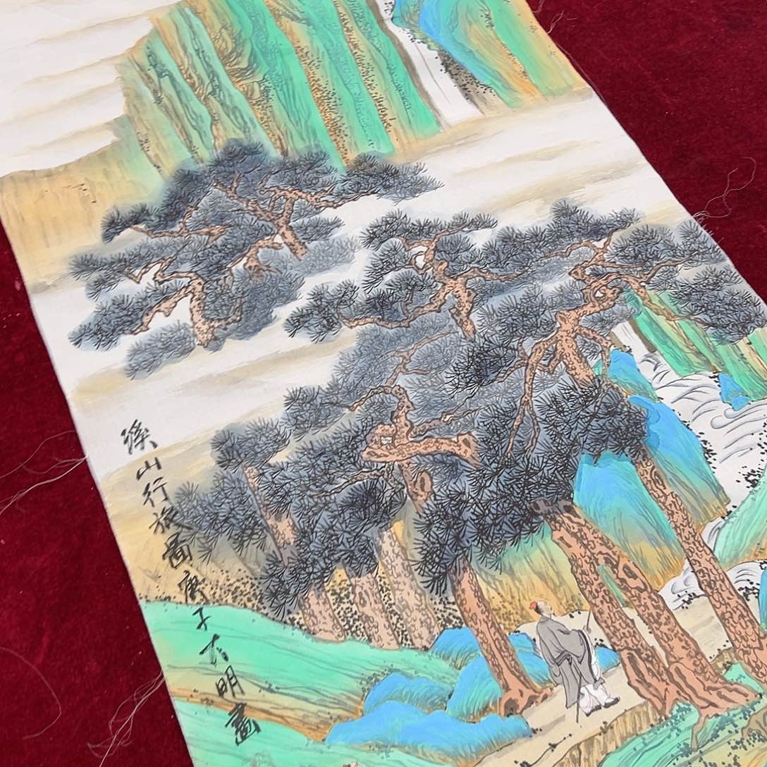 国画朱大明展览原作