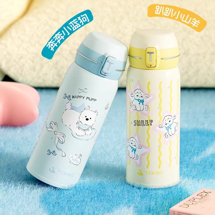 特美刻纯钛学生专用保温饮儿童水杯大容量可爱2025新款高颜值杯子