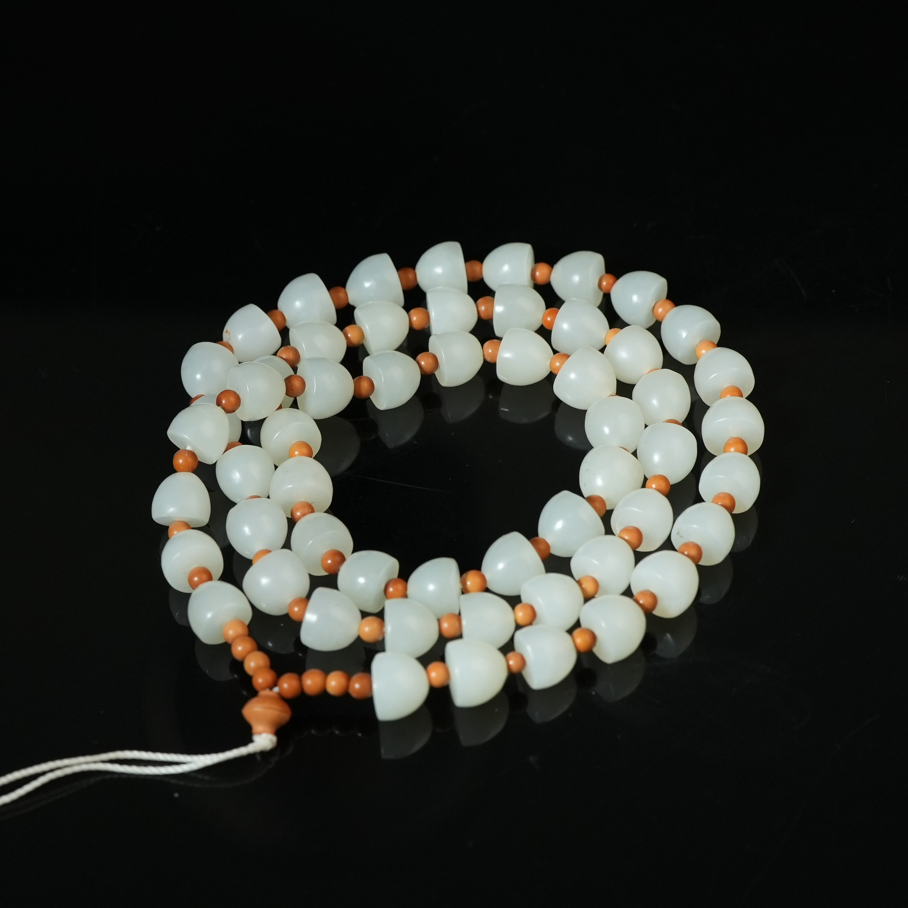 清代和田玉项链【华豫之门】LLFF2501112023