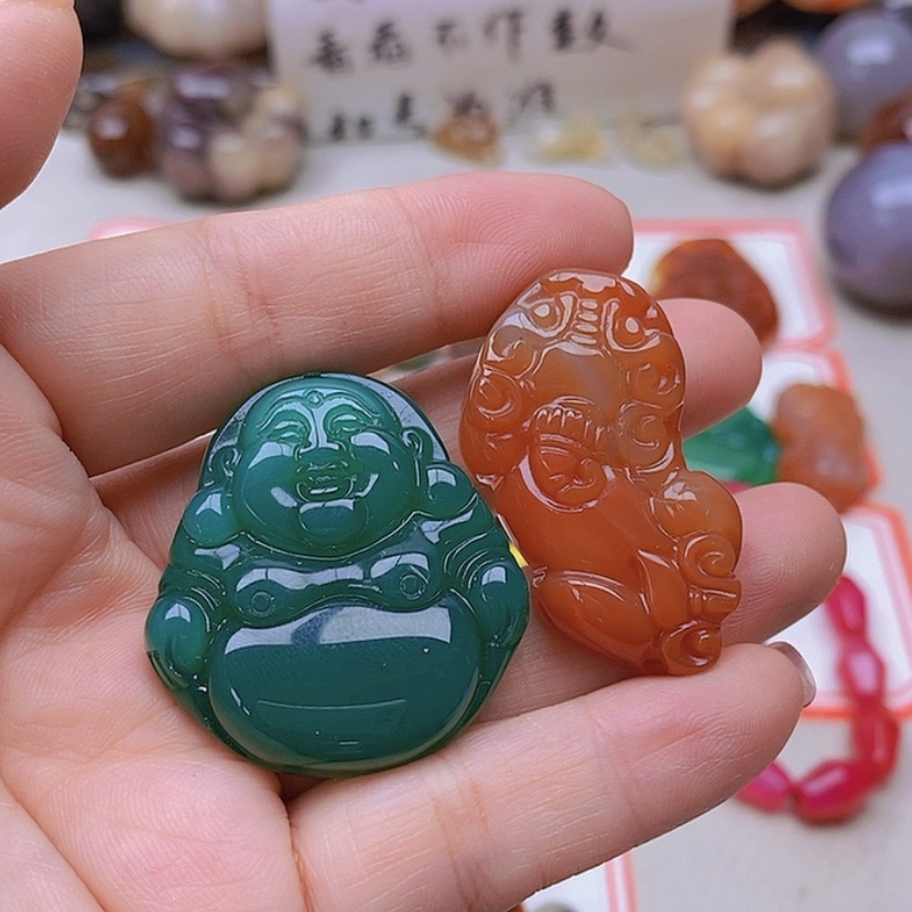 【闪购商品】未镶嵌玛瑙/玉髓珠宝半成品阿*姐