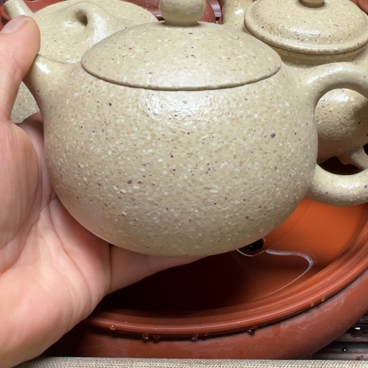 紫砂茶壶福**姐宜兴原矿本绿御皇段