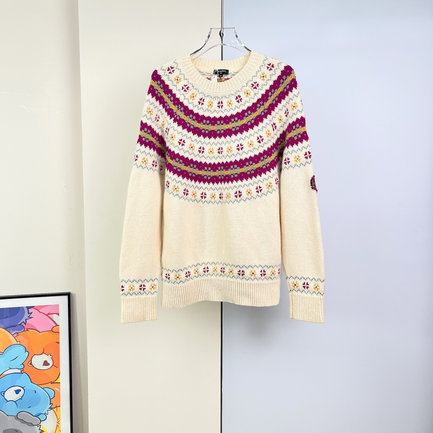 99新 Chanel/香奈儿 圆领毛衣/40码/Xspr3514