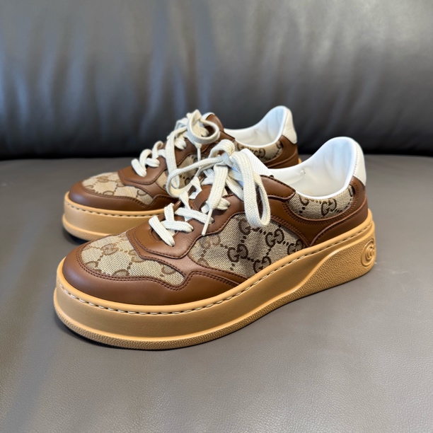 99新 GUCCI/古驰 38码/99新/gucci饼干鞋