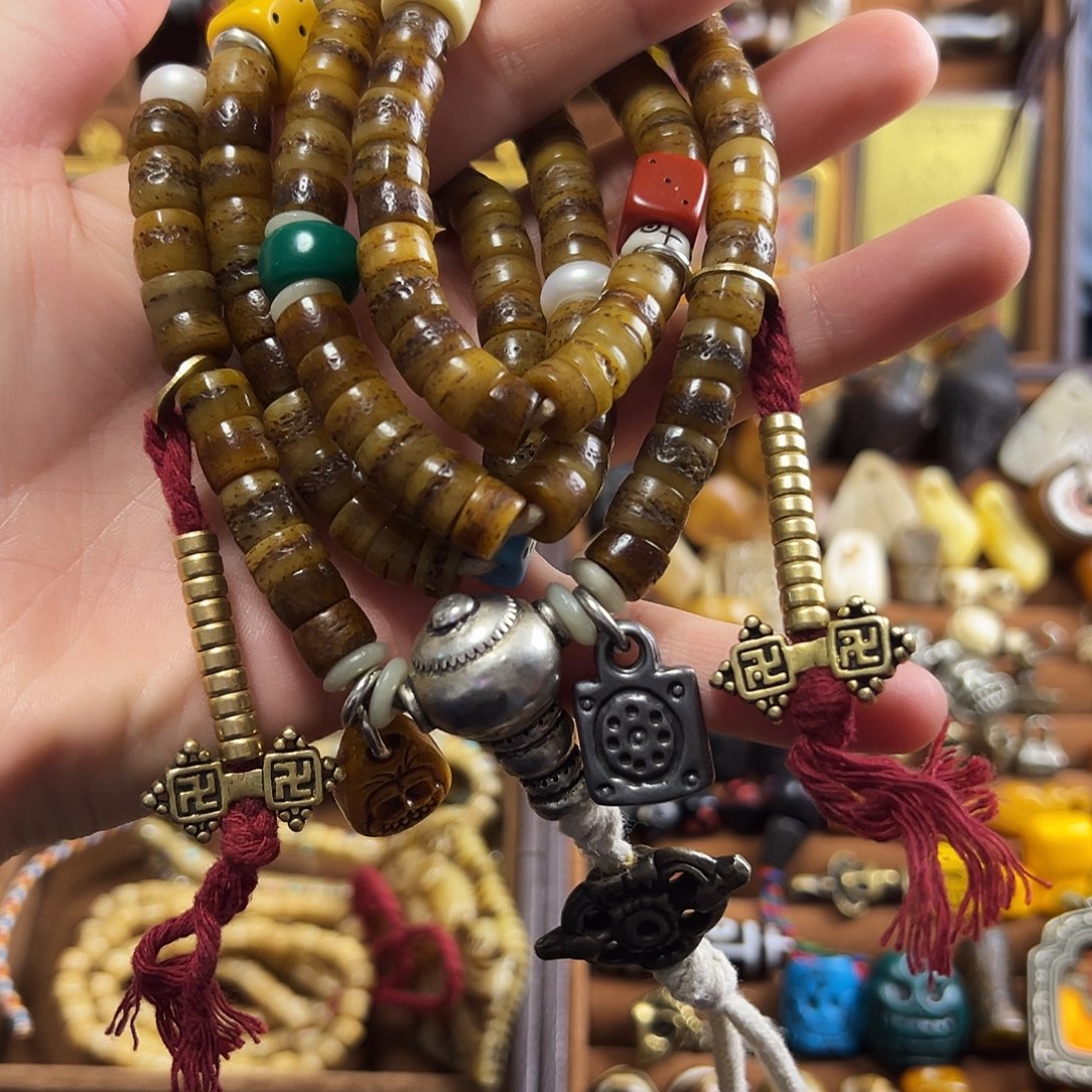 牛骨手串/手链牛嘎108念珠