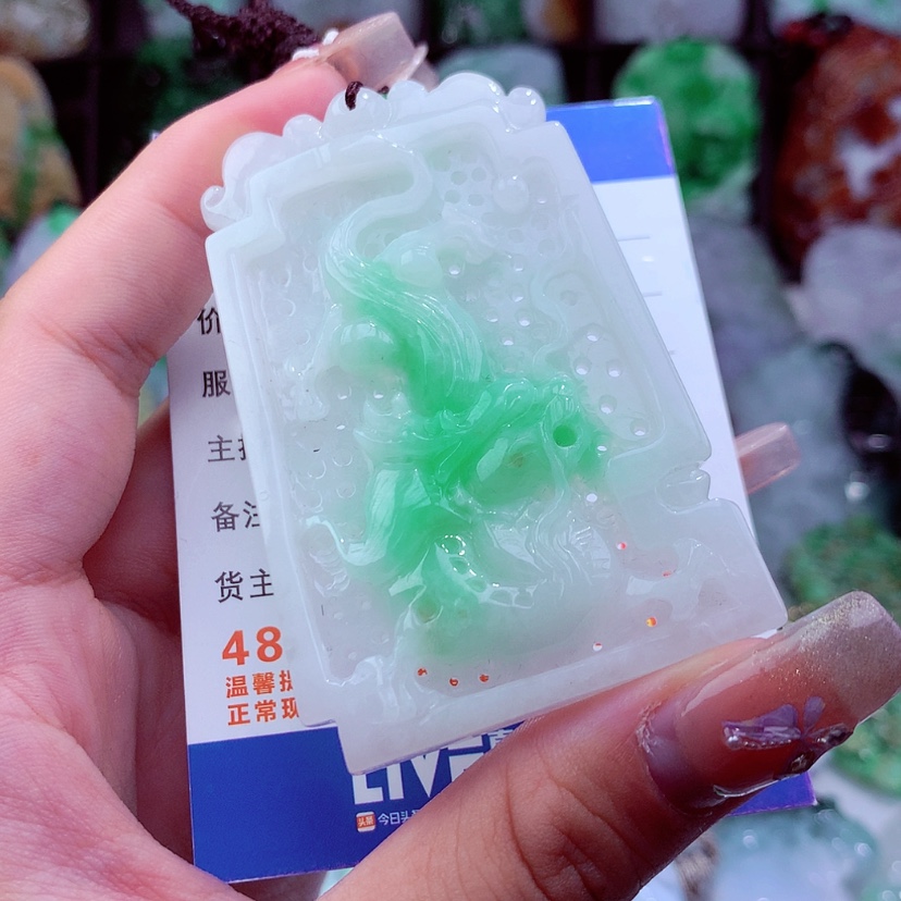 【闪购商品】翡翠颈饰未镶嵌挂件