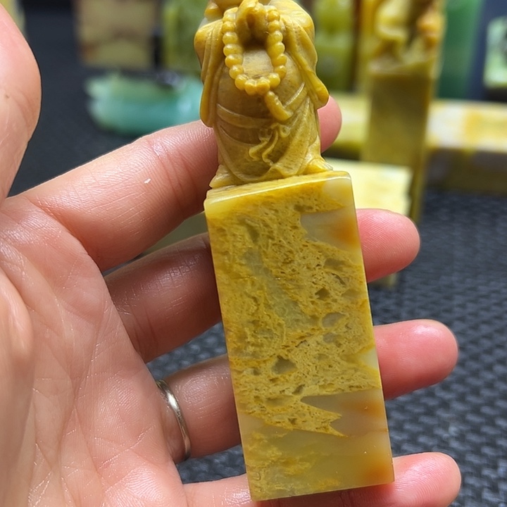 乘***心青田石印章石印章石