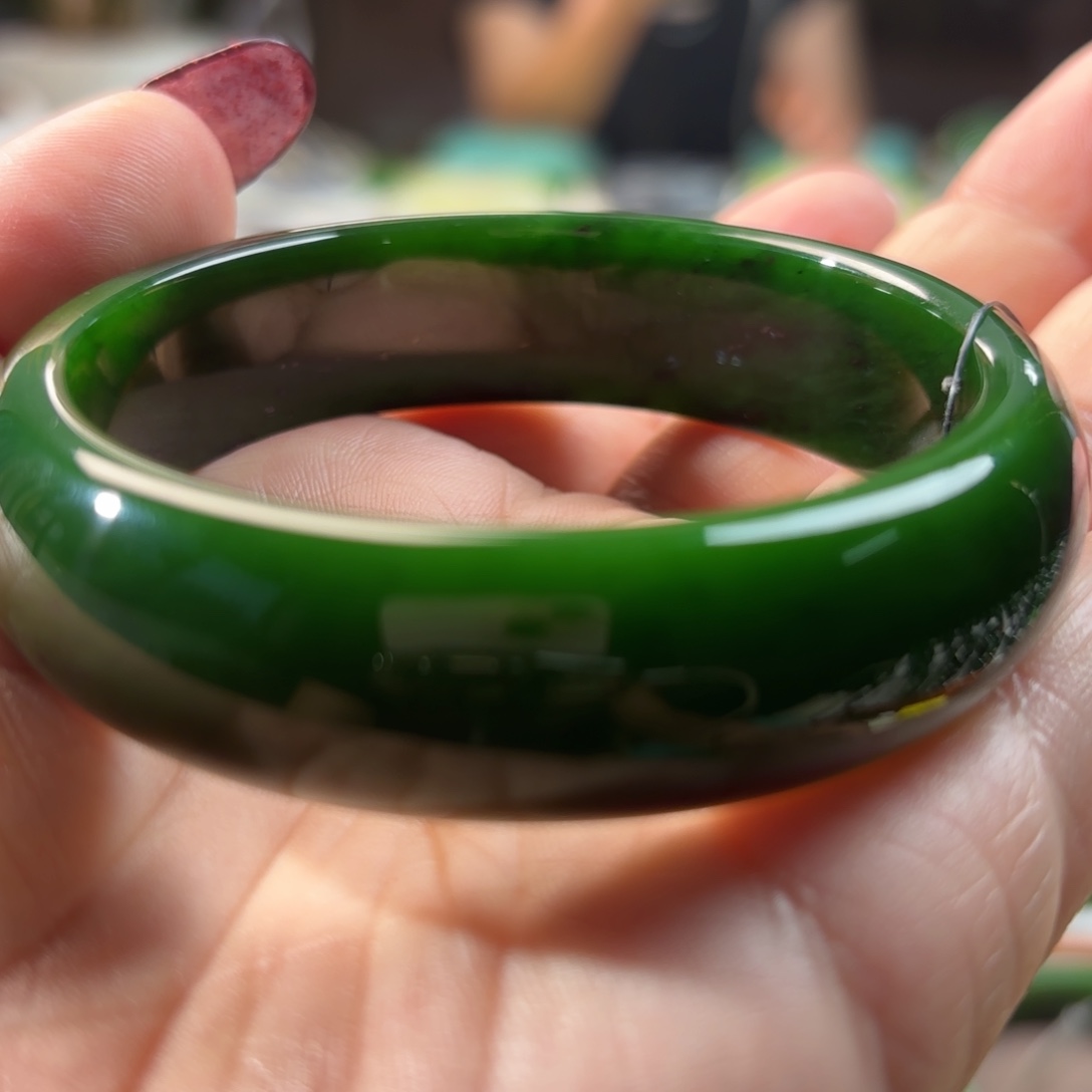 和田玉（碧玉）手镯未镶嵌