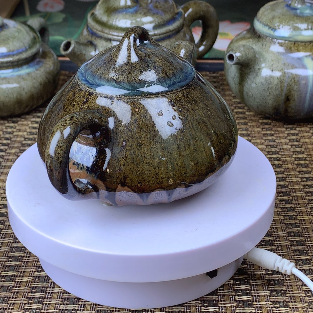 ꧁***꧂茶壶紫砂裸烧窑宝