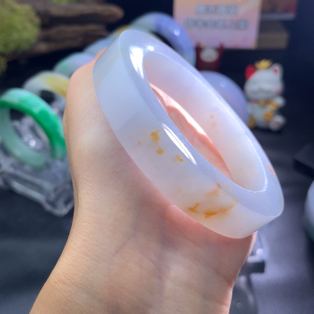 未镶嵌手镯57-61正圈定制翡翠