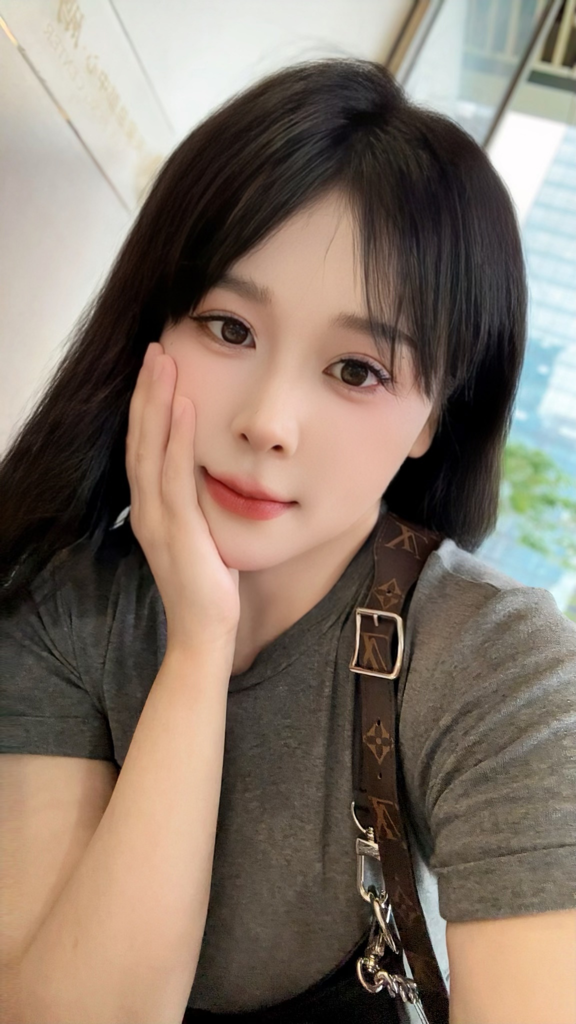 【姚姚】高奢真皮女包9589