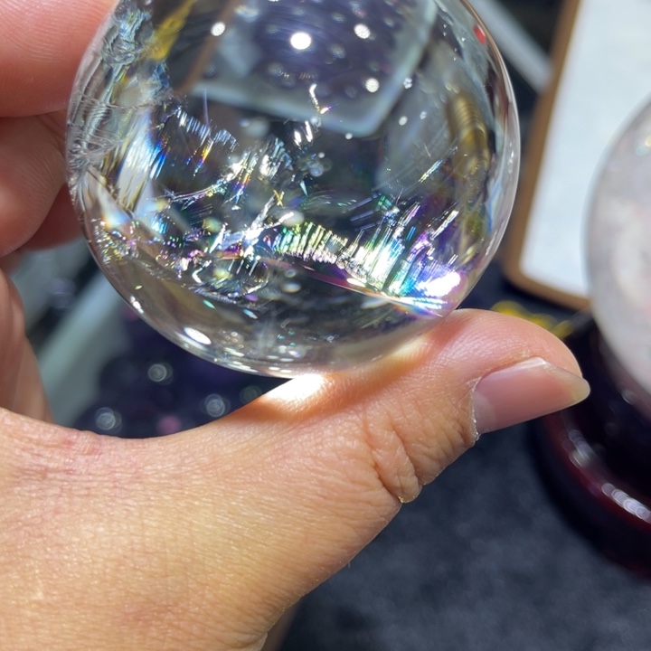 水晶水晶球未镶嵌玺****n