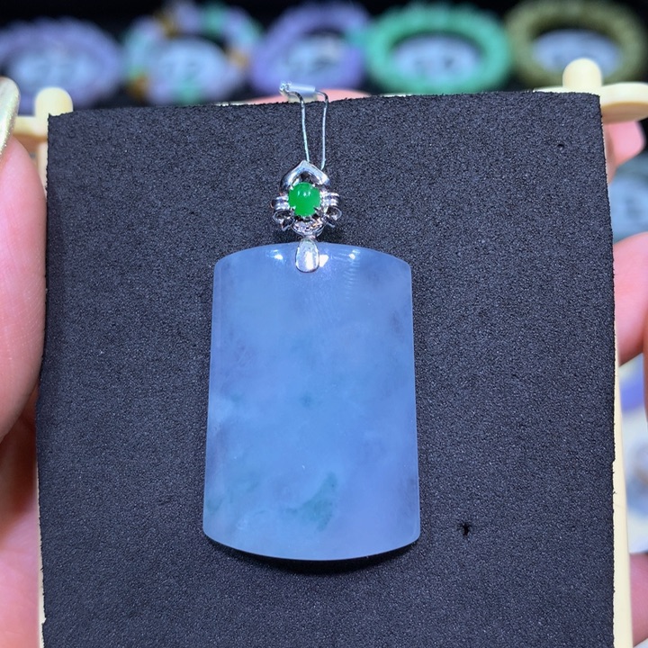 翡翠18K金镶嵌手链翡翠