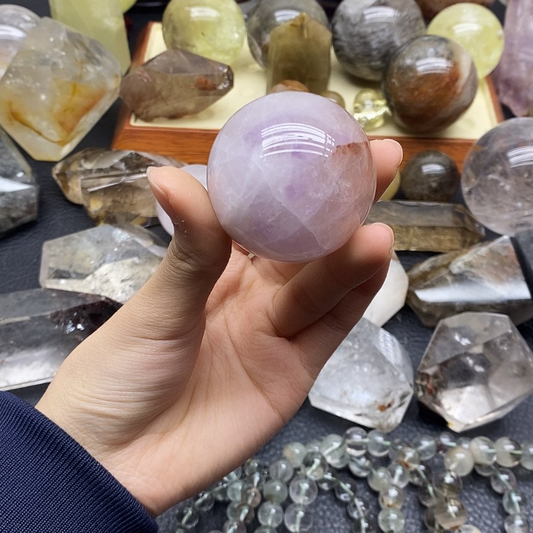 珠宝半成品水晶未镶嵌154水晶石