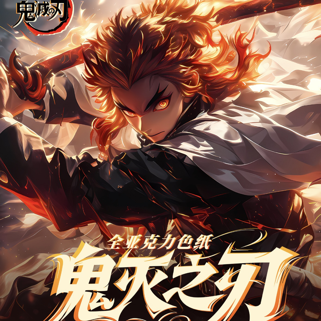 金鳞文创二弹 鬼灭之刃色纸同人二创盲盒 代拆