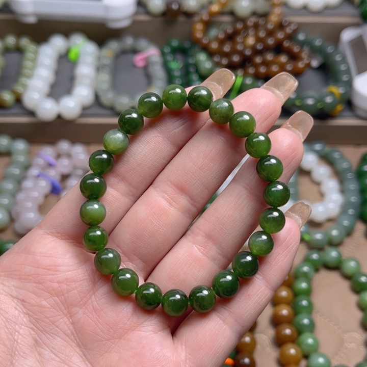 和田玉手链未镶嵌