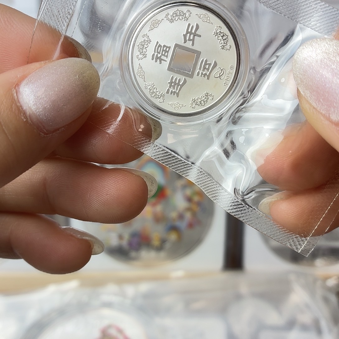 纯银福运连年银章8克