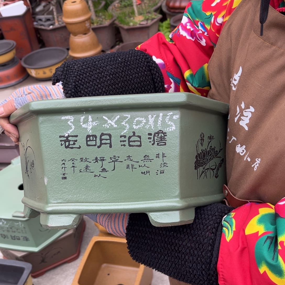 紫砂花盆盆景艺术