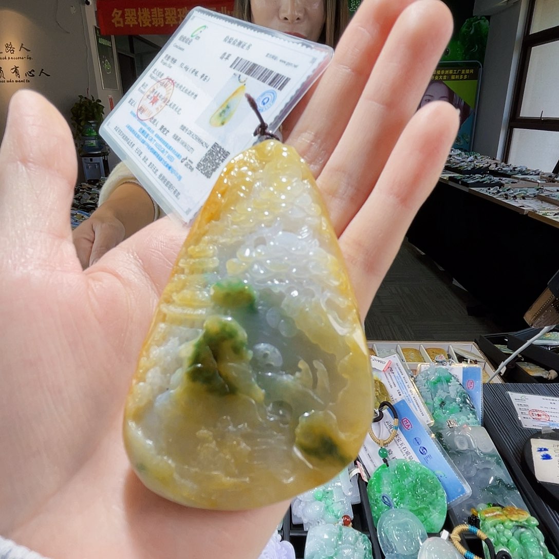 颈饰未镶嵌翡翠翡翠