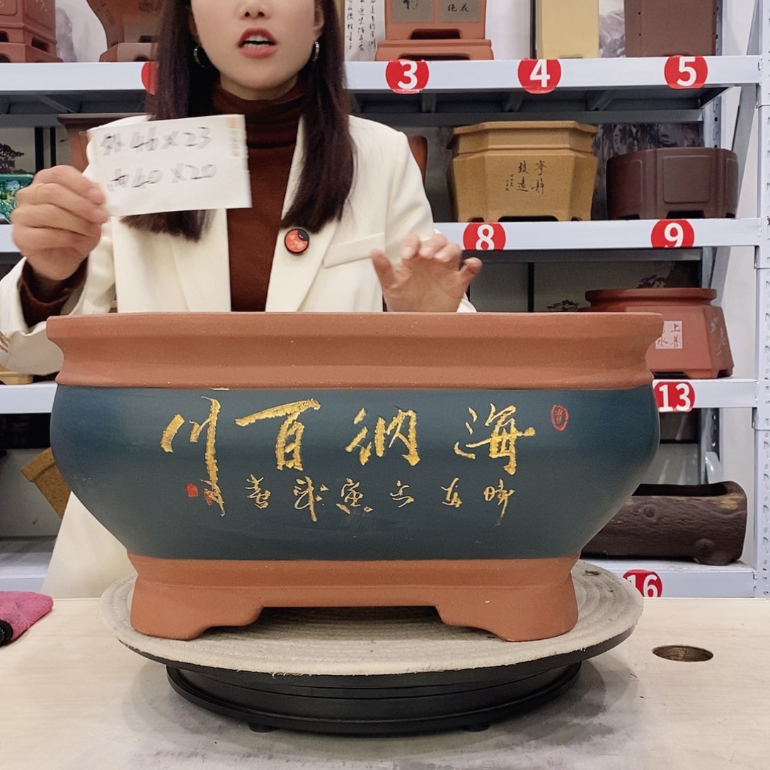 紫砂花盆紫砂花盆