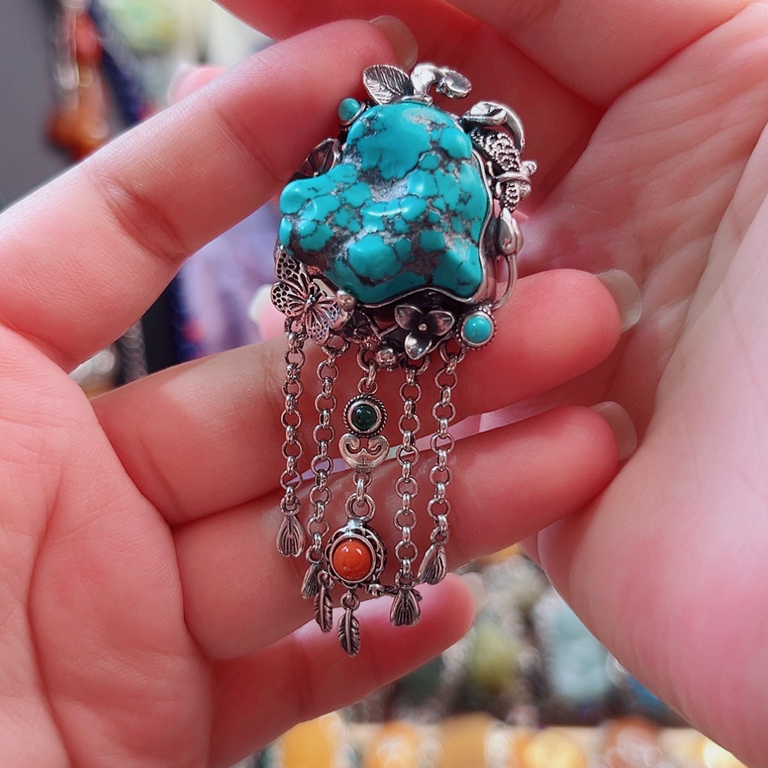 925银珐琅锦象原创设计戒指