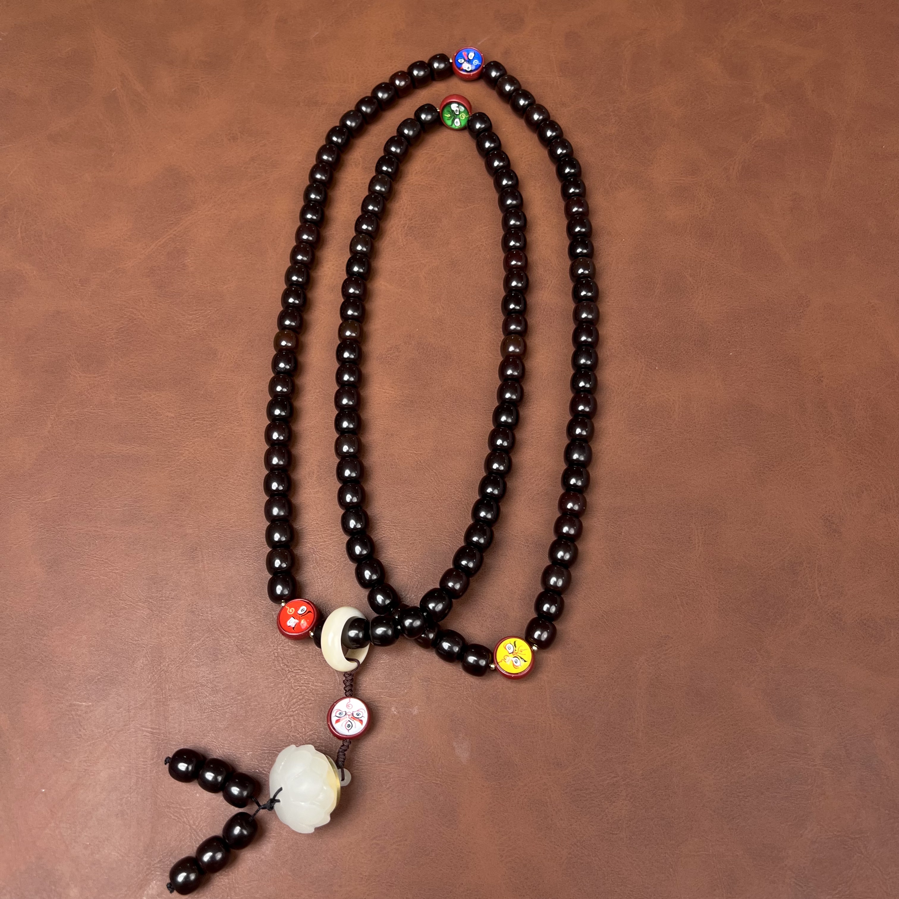 五路财神菩提项链108颗  LQ779（无礼盒）