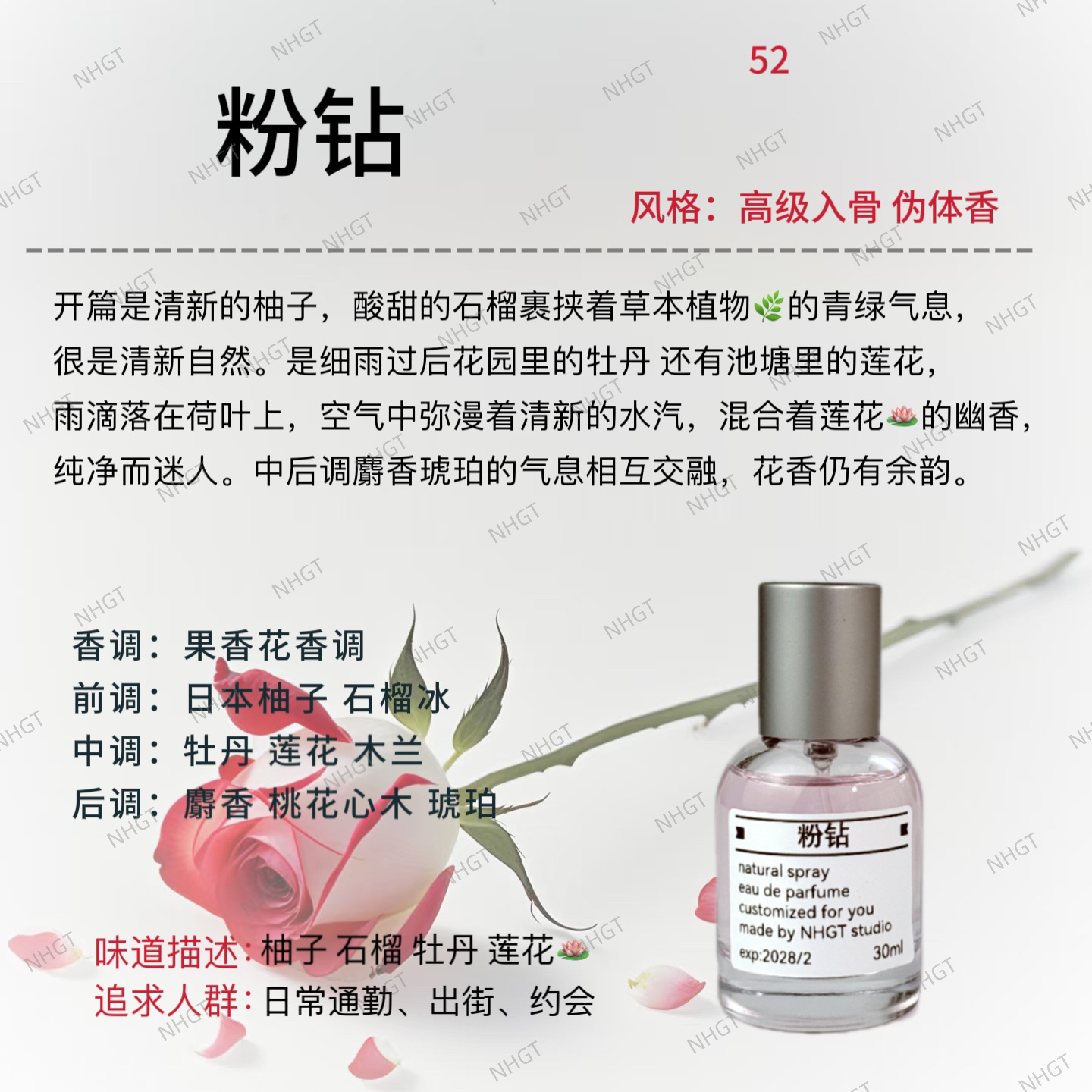 NHGT调香室·【粉钻】持久留香平替香