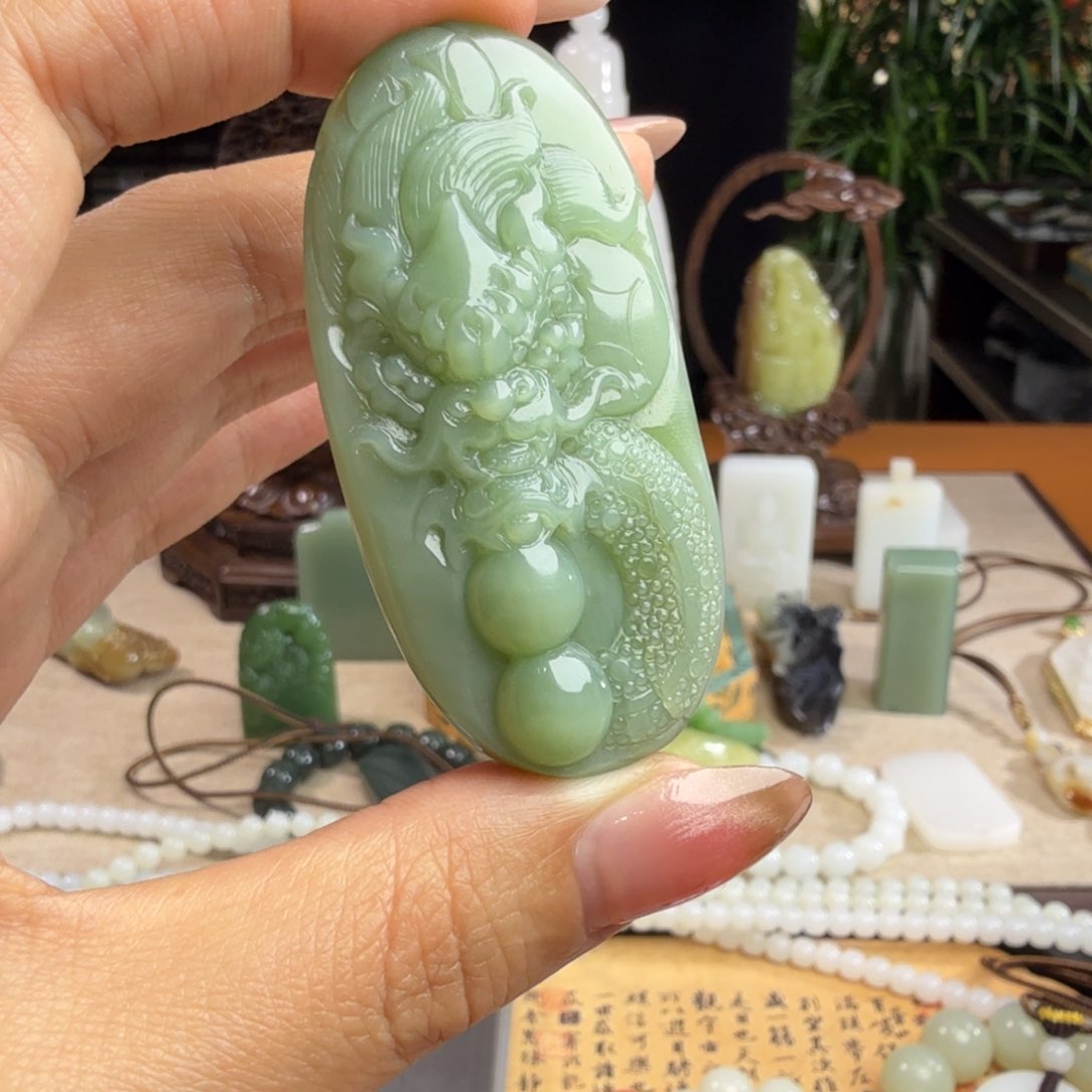 和田玉挂件未镶嵌虞