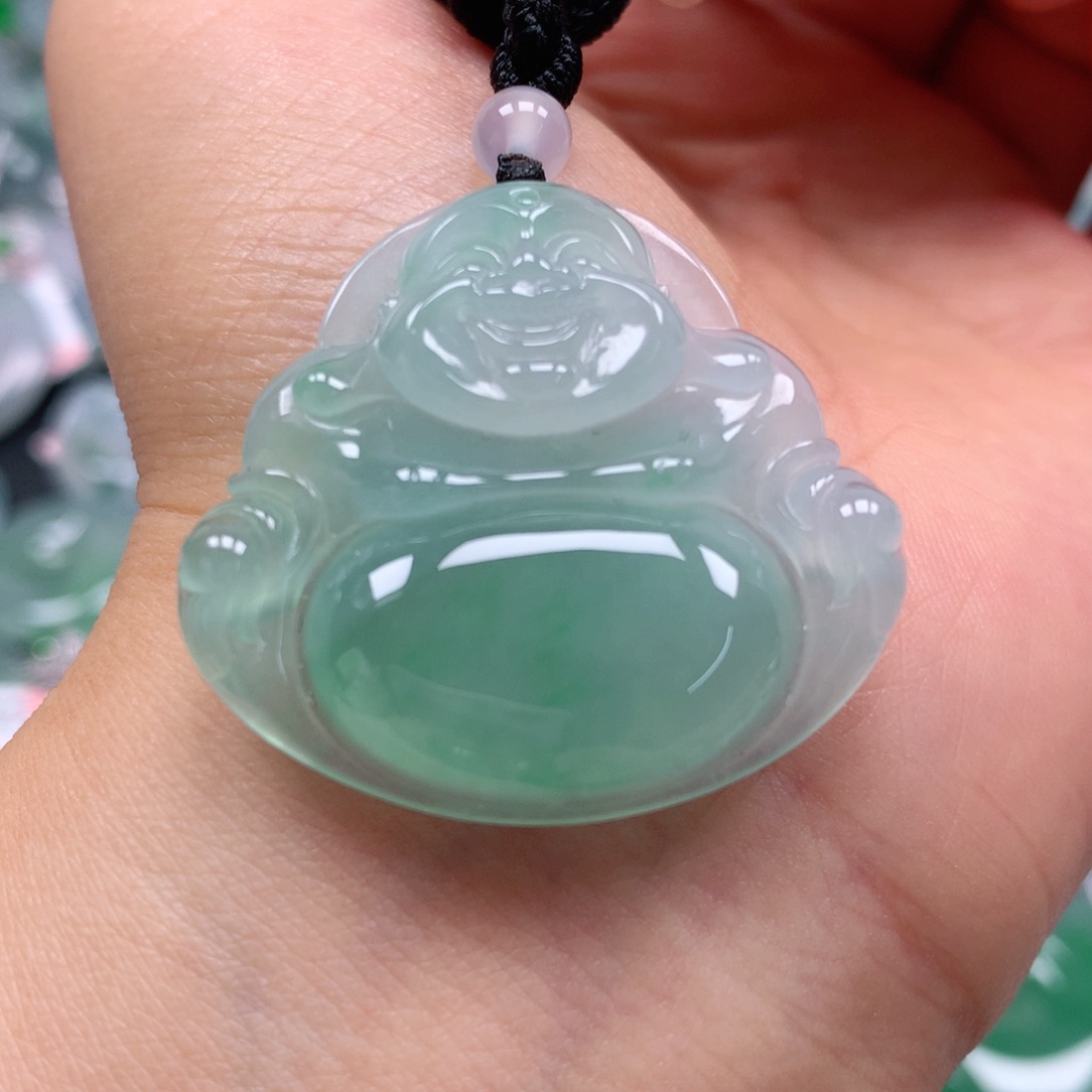 翡翠颈饰未镶嵌天然翡翠