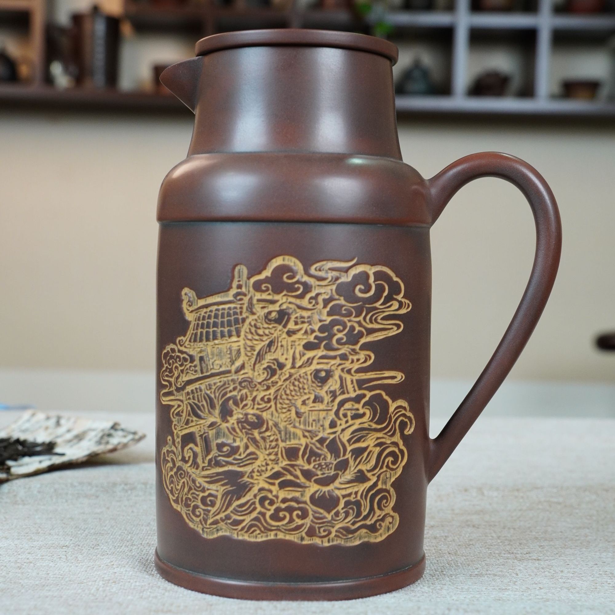 广西钦州坭兴陶水壶焖烧壶