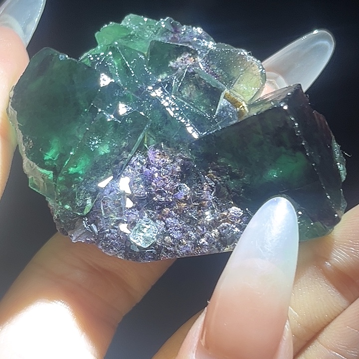 石材纳米比亚花园萤石