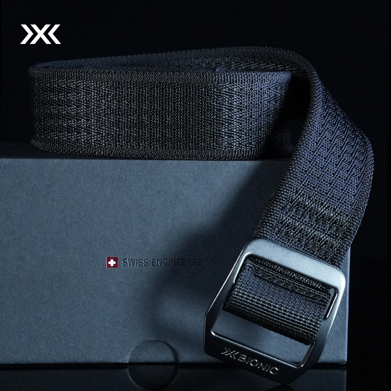 X-BIONIC  潜行弹力编制腰带舒适通勤户外铝合金卡扣高档