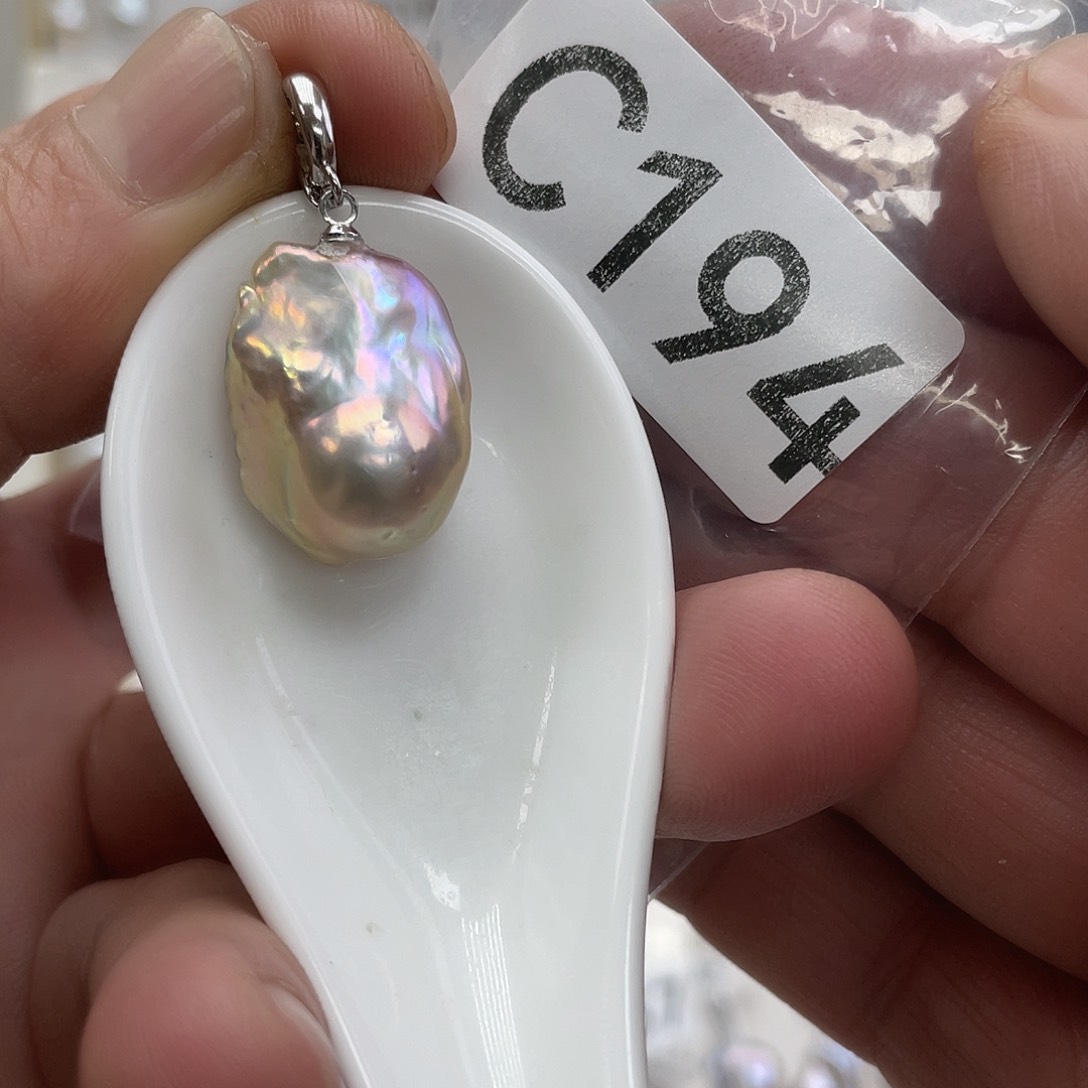 淡水珍珠颈饰银S925镶嵌月****恋