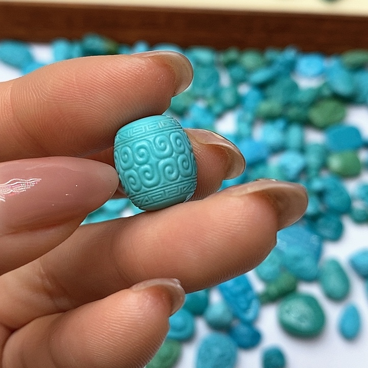 绿松石珠宝奇石未镶嵌