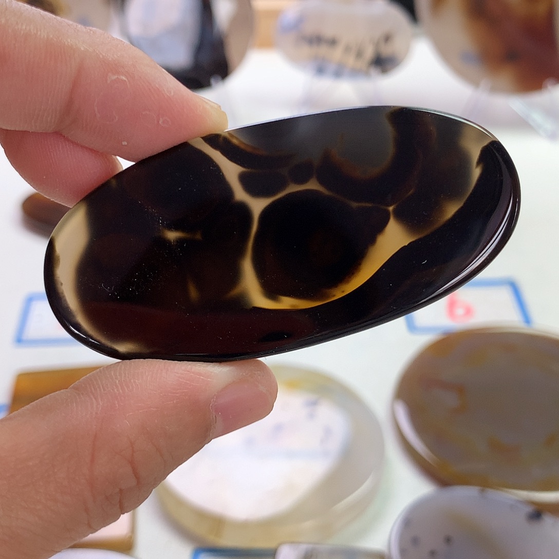 未镶嵌玛瑙/玉髓珠宝半成品