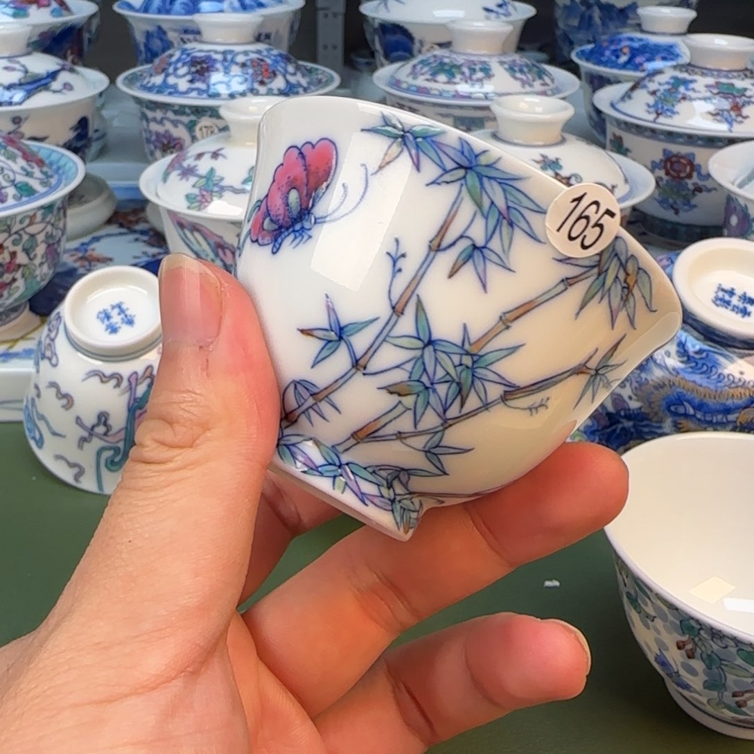 彦祖纯手工手绘茶具165