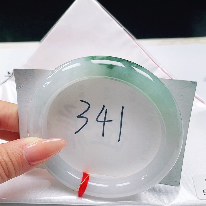 未镶嵌手镯翡翠59+圆条
