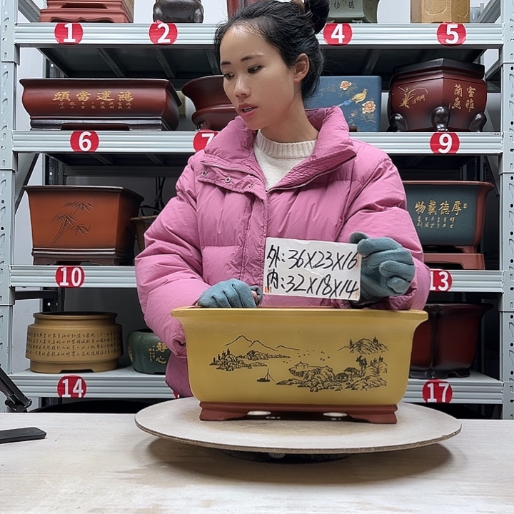 紫砂花盆紫砂花盆