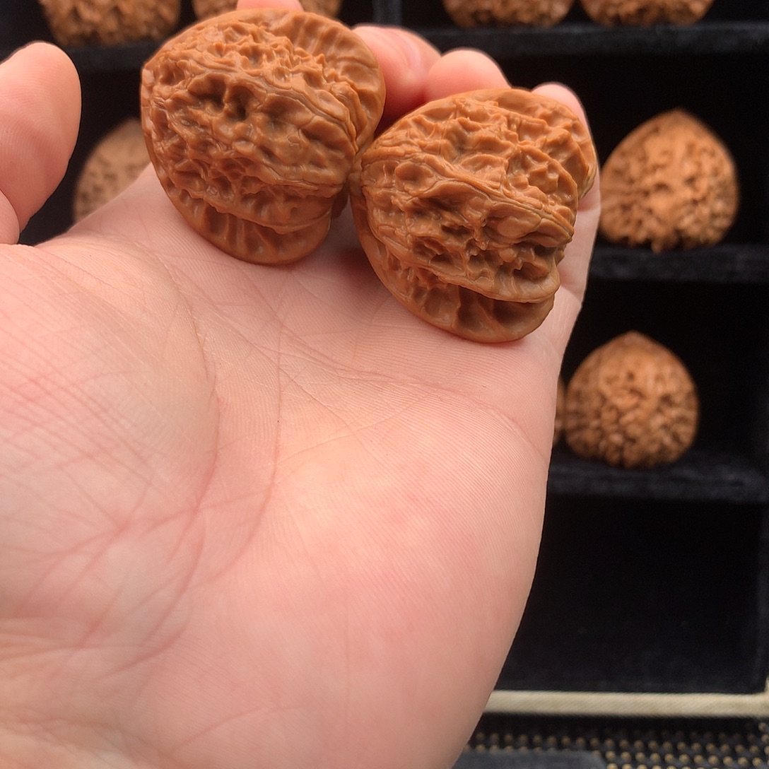 泡***耶吊坠文玩核桃角白154