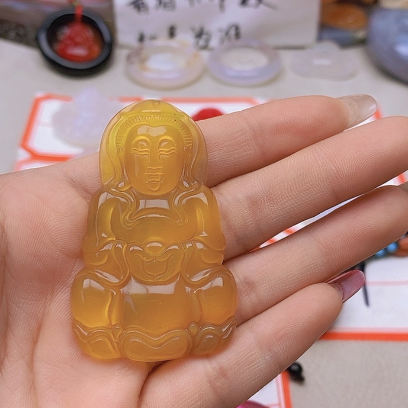 【闪购商品】未镶嵌玛瑙/玉髓珠宝半成品清**心