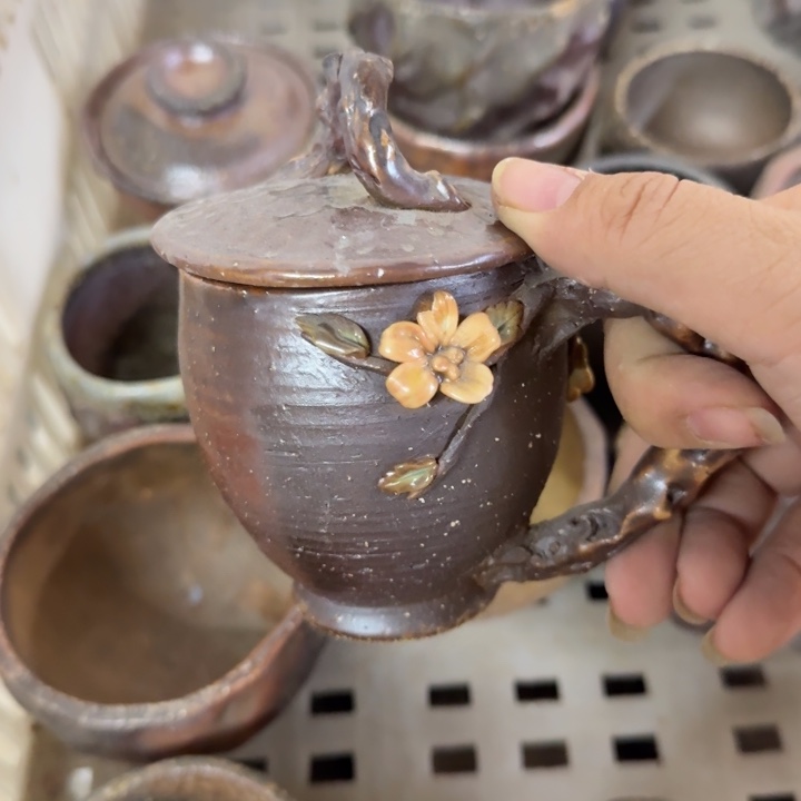 陶盘精品柴烧福利放漏
