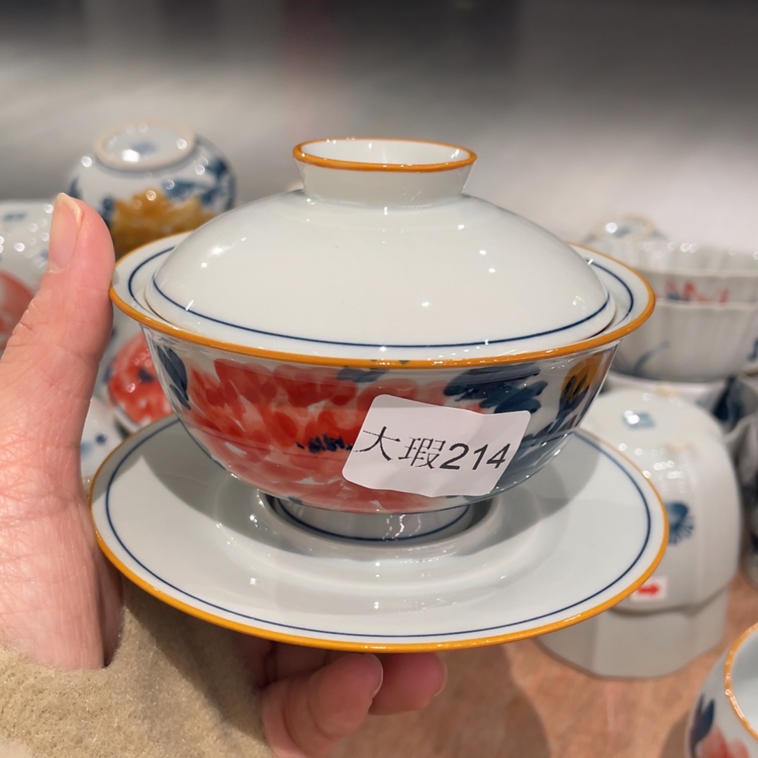 有瑕釉下彩纯手绘