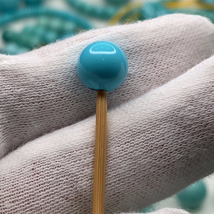 绿松石未镶嵌圆珠