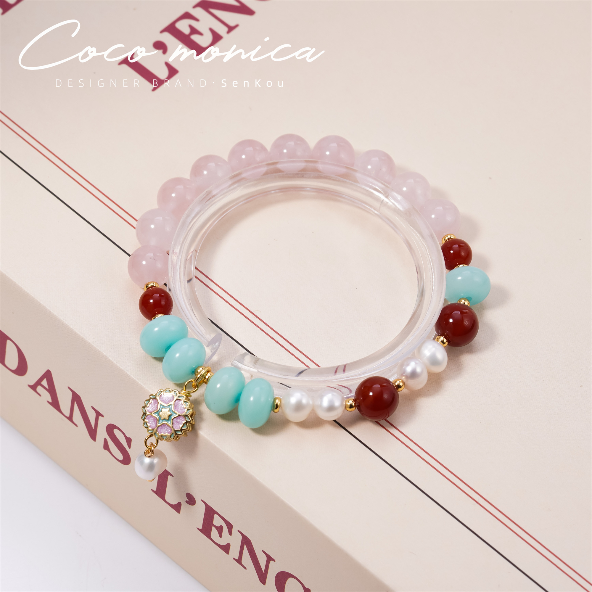 【小霞珠宝】手链气质白色轻奢百搭小众精致优雅素款 AE460