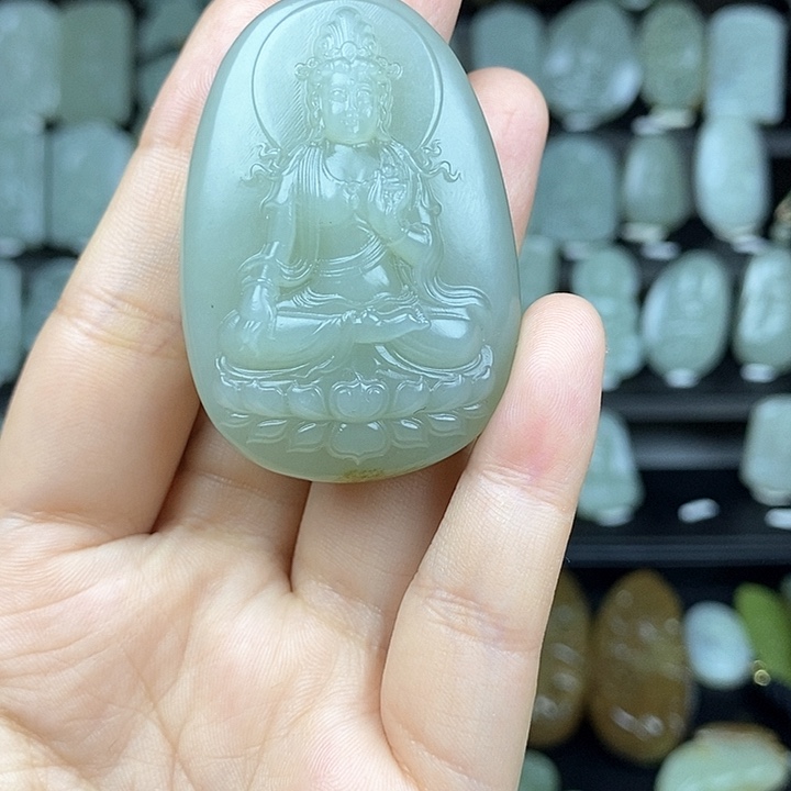 和田玉挂件未镶嵌新*