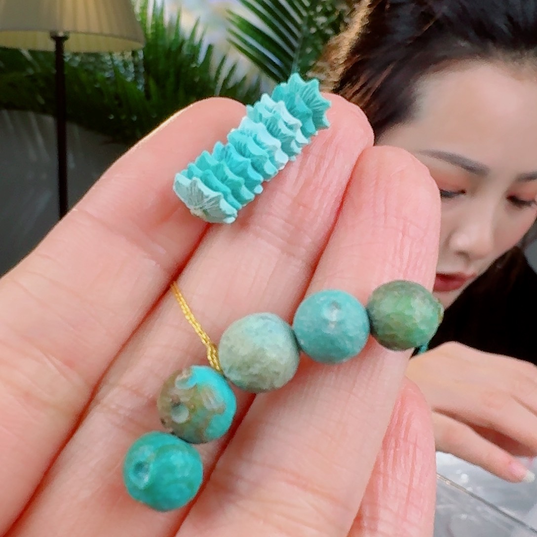 绿松石珠宝奇石未镶嵌