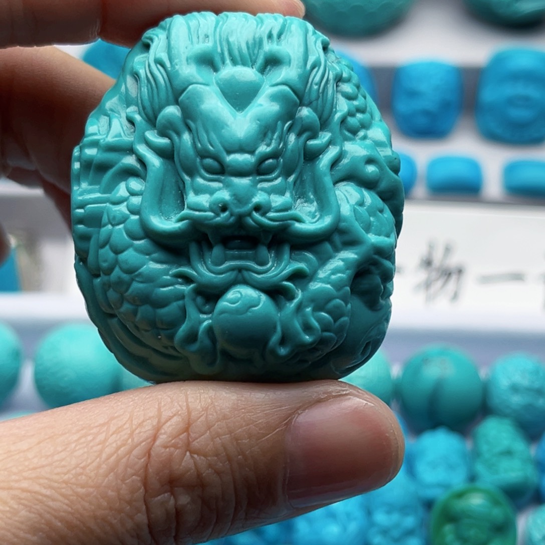 绿松石挂件未镶嵌