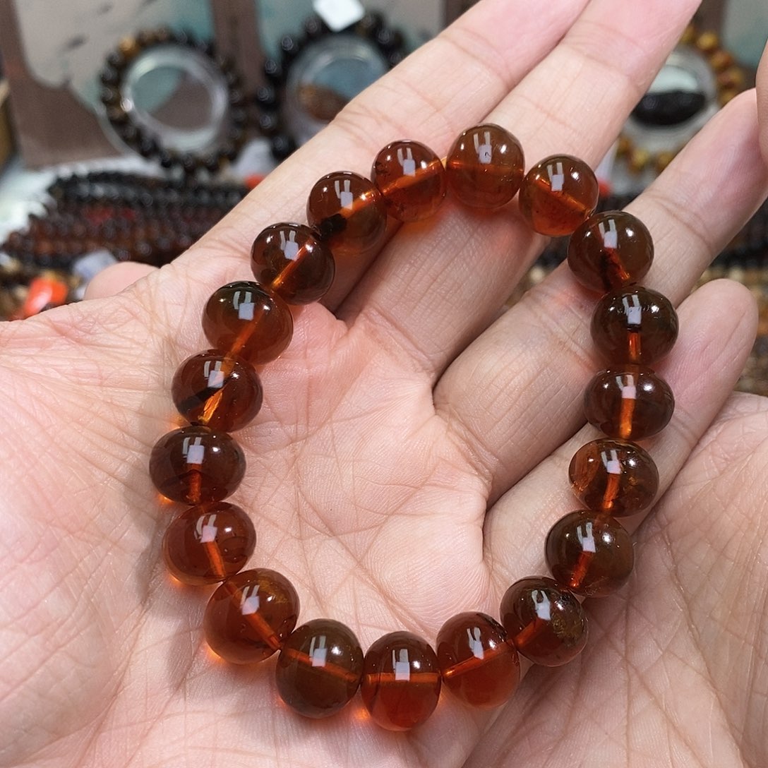 琥珀未镶嵌手链12