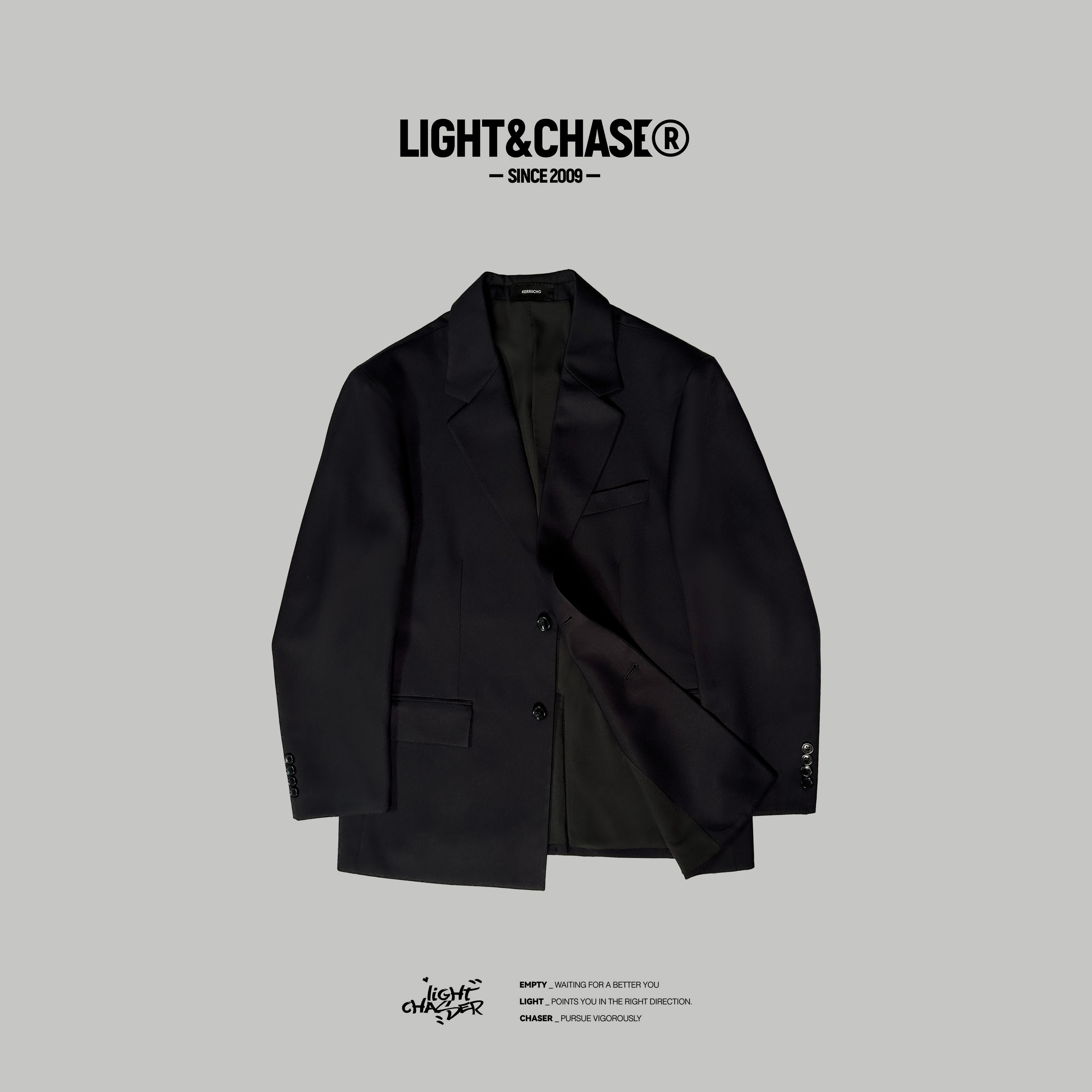 【轻奢时髦西装】25SS春夏羊毛混纺男士时尚休闲百搭潮流西服宽松