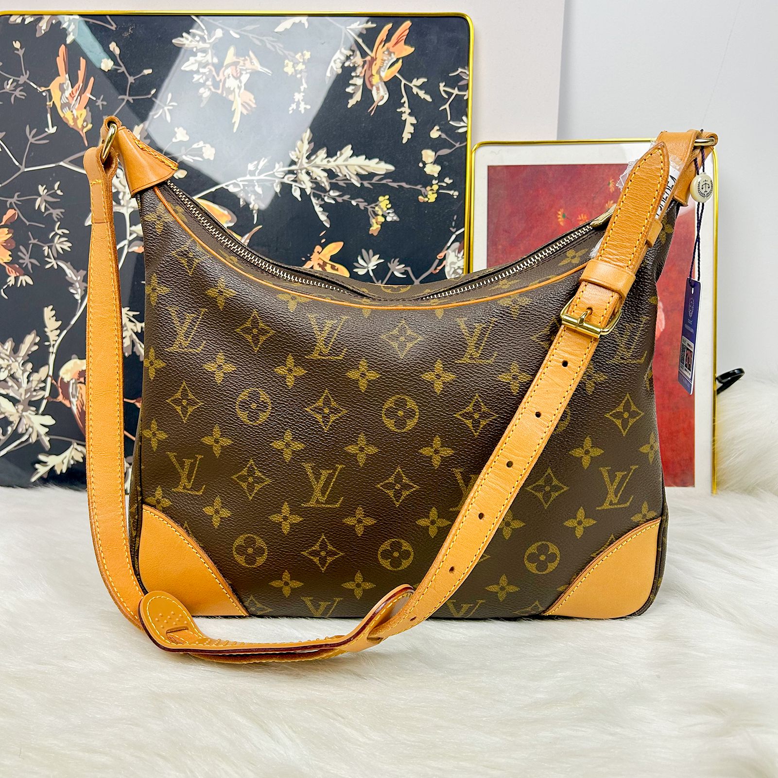 95新  LouisVuitton/路易威登 LV中古牛角小号 全原